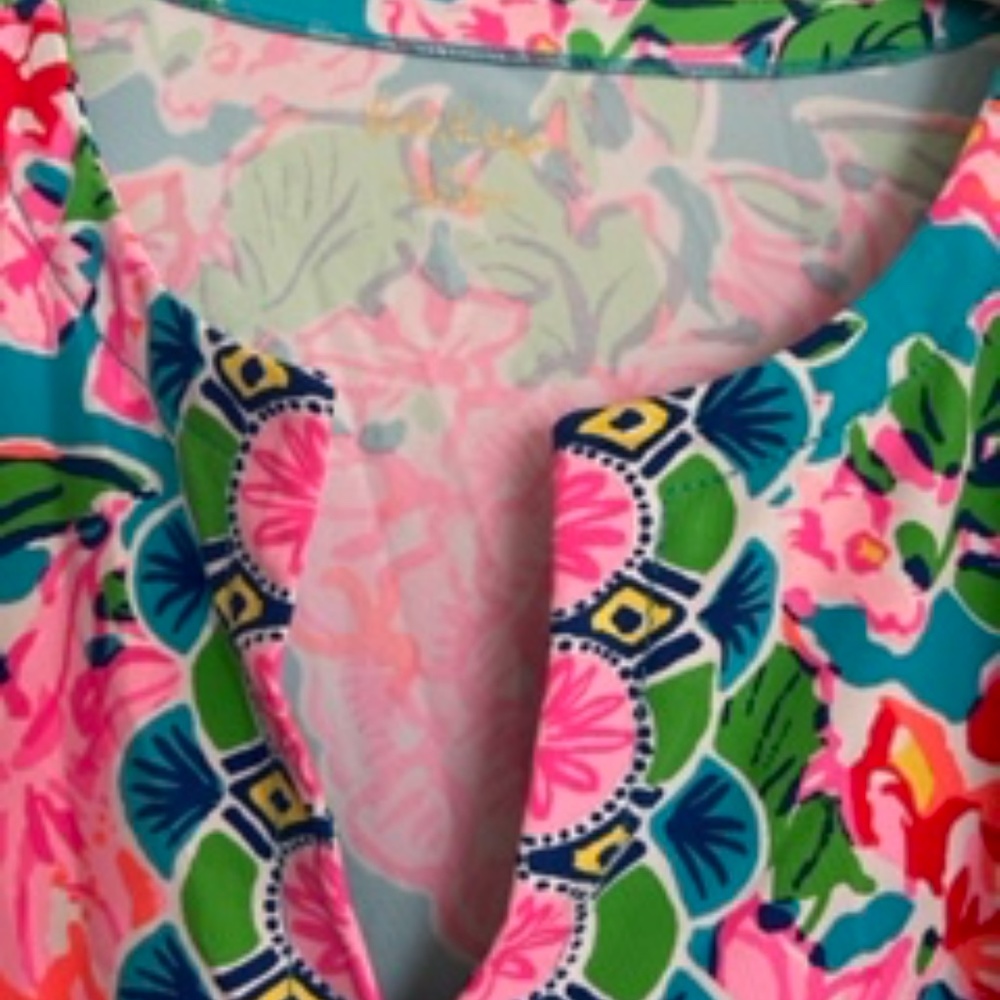 Lilly Pulitzer Nadine dress XL The Occasion Engineered Chilly Lilly - Picture 4 of 4